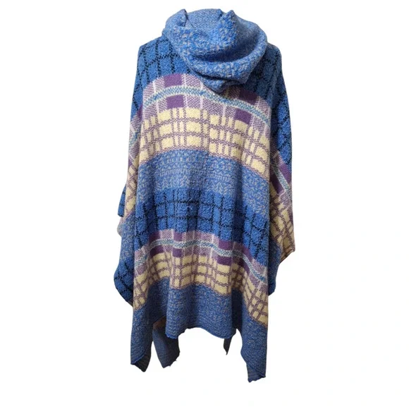 Free People Mercer Kimono Poncho hooded open front ONE SIZE - Picture 5 of 7